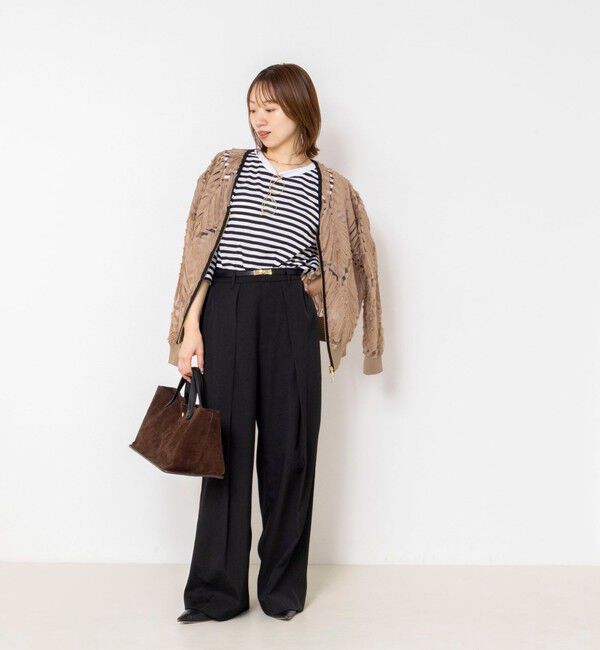 NOLLEY'S「【一部WEB限定サイズ】ウォッシャブルロビンソンツイルデザインパンツ」|その他|