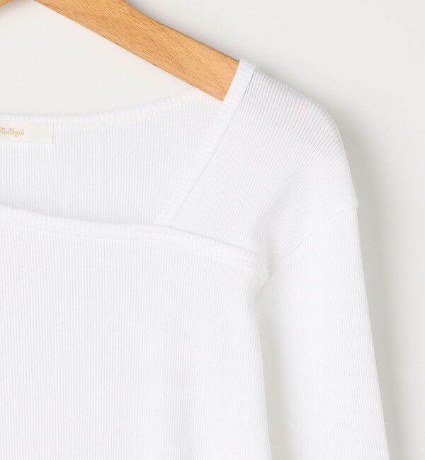 NOLLEY'S「ウォッシャブルヴィンテージリブアシンメトリープルオーバー」|Tシャツ・カットソー|