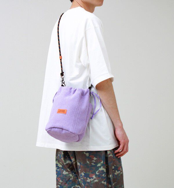 GLOSTER「【UNIVERSAL OVERALL】Summer knit purse」|ショルダー・メッセンジャー|