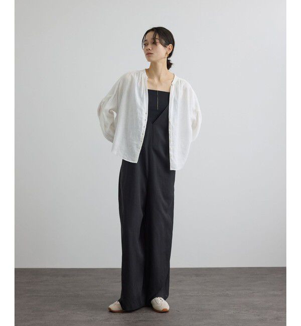 SALON adam et rope'「ビンテージツイルサロペット」|オールインワン|