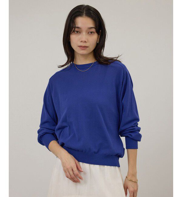 SALON adam et rope'「【WEB・一部店舗限定】2WAYスリットニットプルオーバー」|ニット・セーター|