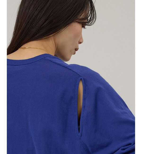 SALON adam et rope'「【WEB・一部店舗限定】2WAYスリットニットプルオーバー」|ニット・セーター|