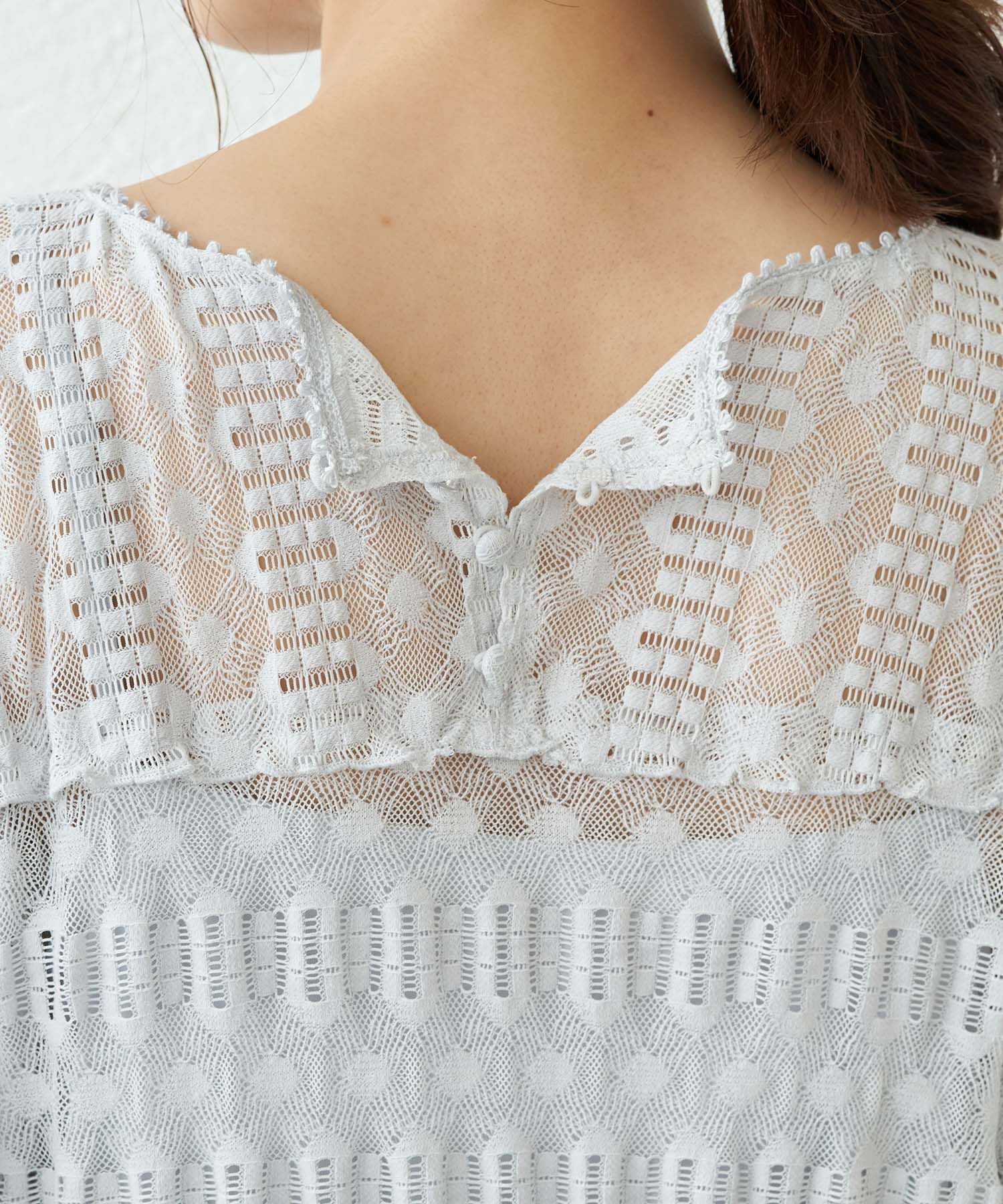 Rope&rsquo;Picnic「【一部店舗限定】【Mon E&rsquo;toile/モンエトワール】ティアードレースDRESS」|ドレス|