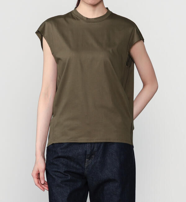  「HAVERSACK | 〈別注〉コクーンノースリーブTシャツ WOMEN」|Tシャツ・カットソー|GREIGE