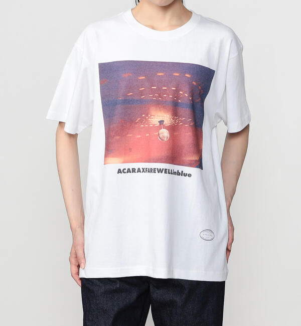  「TANGTANG | 半袖Tシャツ GASATANG CARAXFAREWELLinblue WOMEN」|Tシャツ・カットソー|