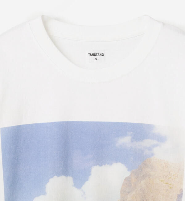  「TANGTANG | 半袖Tシャツ GASATANG ICYWHITE/GLIDEMOMENTUM WOMEN」|Tシャツ・カットソー|
