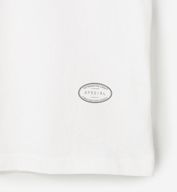  「TANGTANG | 半袖Tシャツ GASATANG ICYWHITE/GLIDEMOMENTUM WOMEN」|Tシャツ・カットソー|