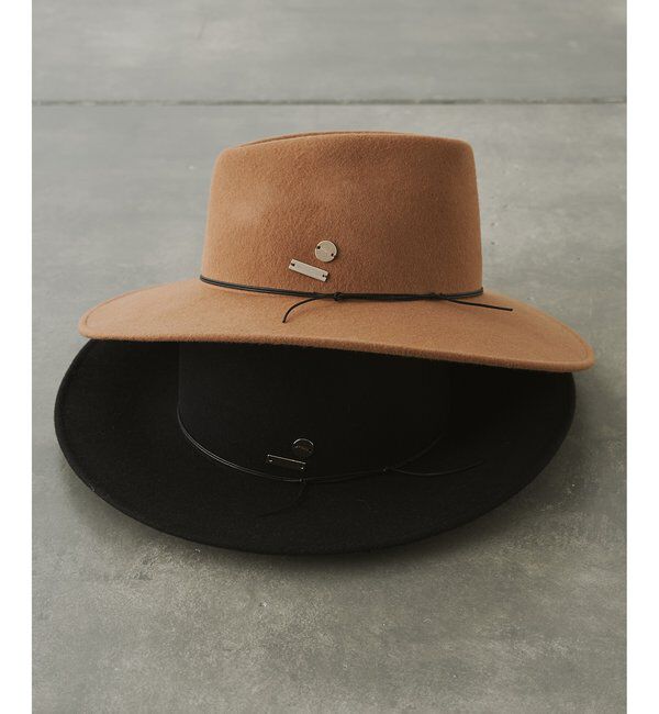  「【CATARZI】WOOL HAT」|ハット|キャメル