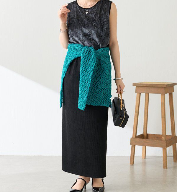  「【前後２WAY】ベロアロゴタンクトップ」|Tシャツ・カットソー|