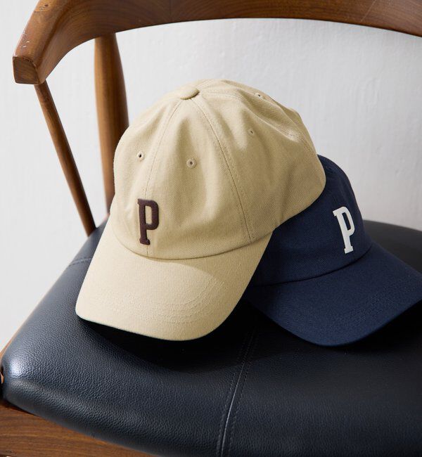  「【PAPILLONNER/パピヨネ】Pロゴキャップ」|ハット|ベージュ