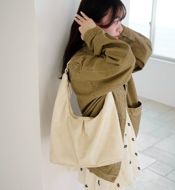  「【新色追加】カラバリワンハンドルミドルバッグ」|トートバッグ|