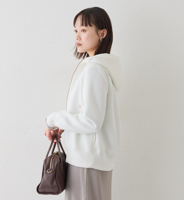  「スポンジダンボールZIPパーカーカットソー」|パーカー|