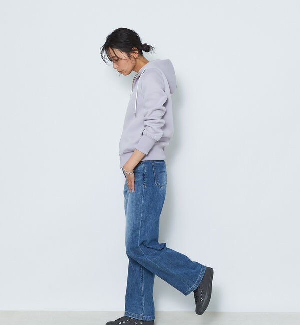  「スポンジダンボールZIPパーカーカットソー」|パーカー|