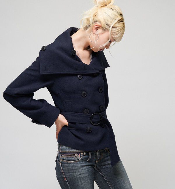  「【26AW LOOK掲載品番】ワイドカラーベルテッドPコート」|その他|