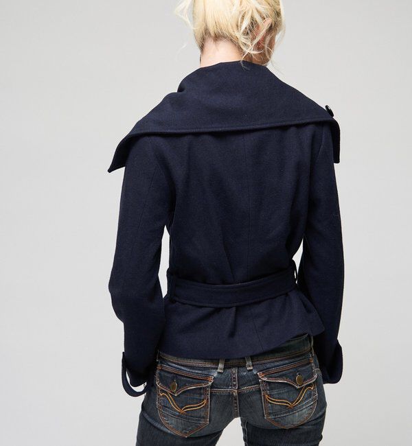  「【26AW LOOK掲載品番】ワイドカラーベルテッドPコート」|その他|