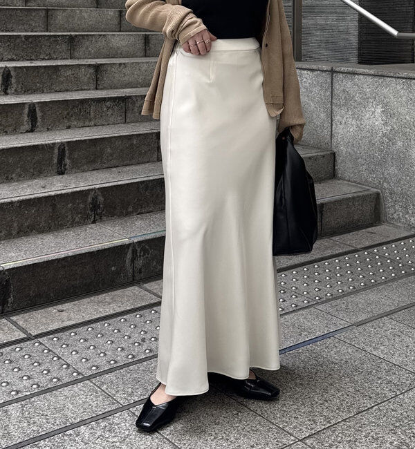  「【サイズ展開あり】バイアススカート」|スカート|