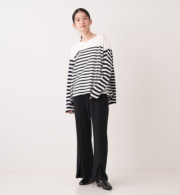 collex「【WEB限定】ウール混　カットポンチフレアパンツ」|その他|