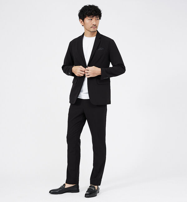 ABAHOUSE「【セットアップ対応】シルキータッチ ウォッシャブル  スラックス」|スラックス|