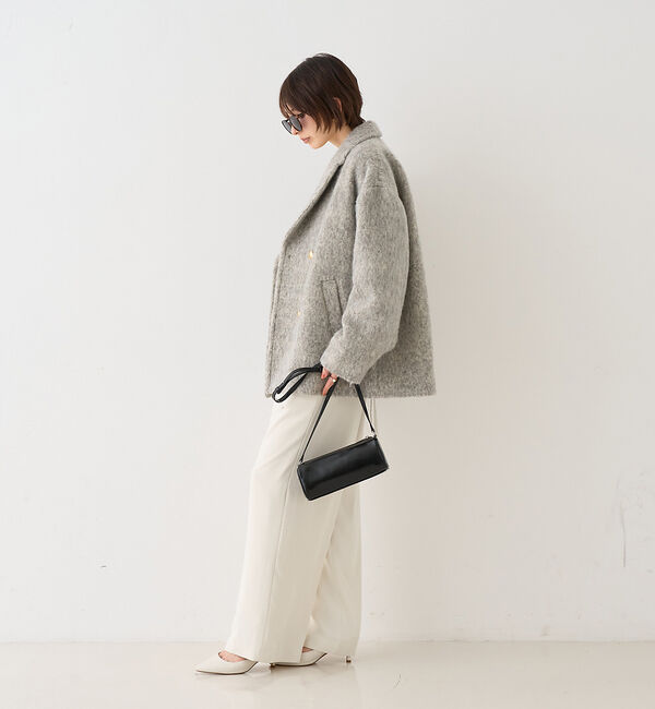 Rouge vif「【追加4】【一部店舗限定】ラメシャギースライバーPコート/ピーコート」|ピーコート|