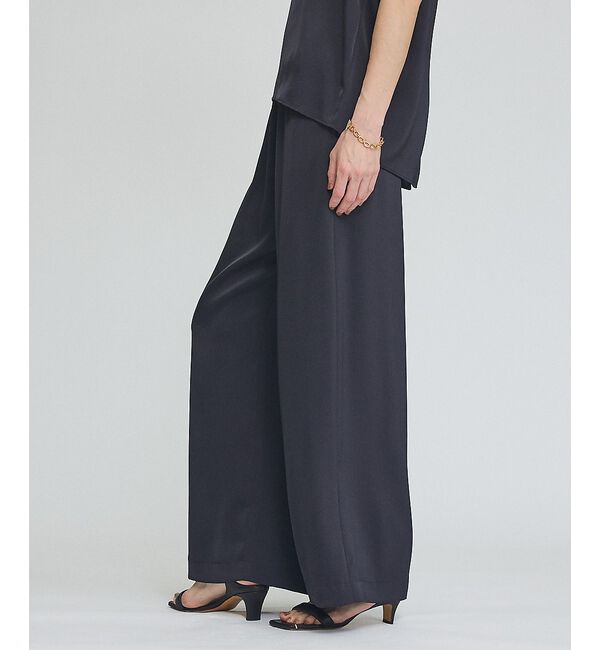 qualite「【今季最後の再入荷/接触冷感・吸水速乾】クールサテンパンツ/セットアップ対応」|その他|