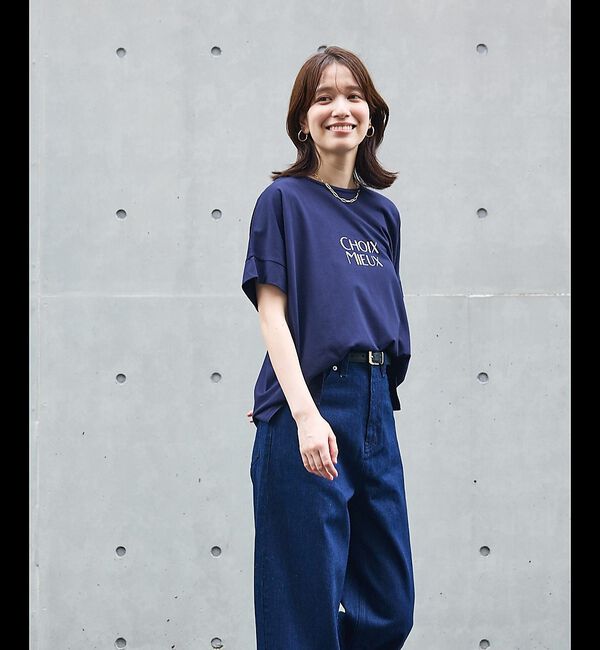 abahouse mavie「ワイドロゴTシャツ」|Tシャツ・カットソー|