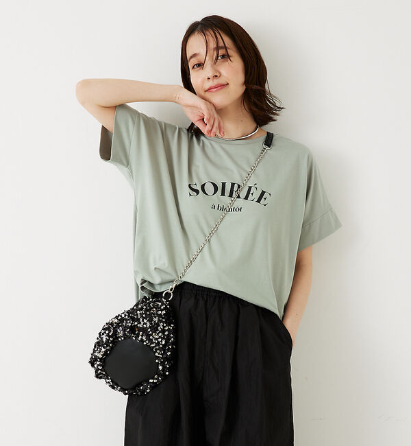 abahouse mavie「ワイドロゴTシャツ」|Tシャツ・カットソー|