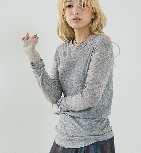 NOMINE「ダブルスリーブ シアー ロンT」|Tシャツ・カットソー|