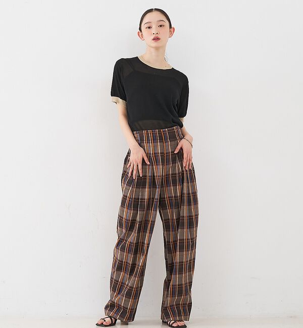 NOMINE「リンガー ニット Tシャツ」|Tシャツ・カットソー|