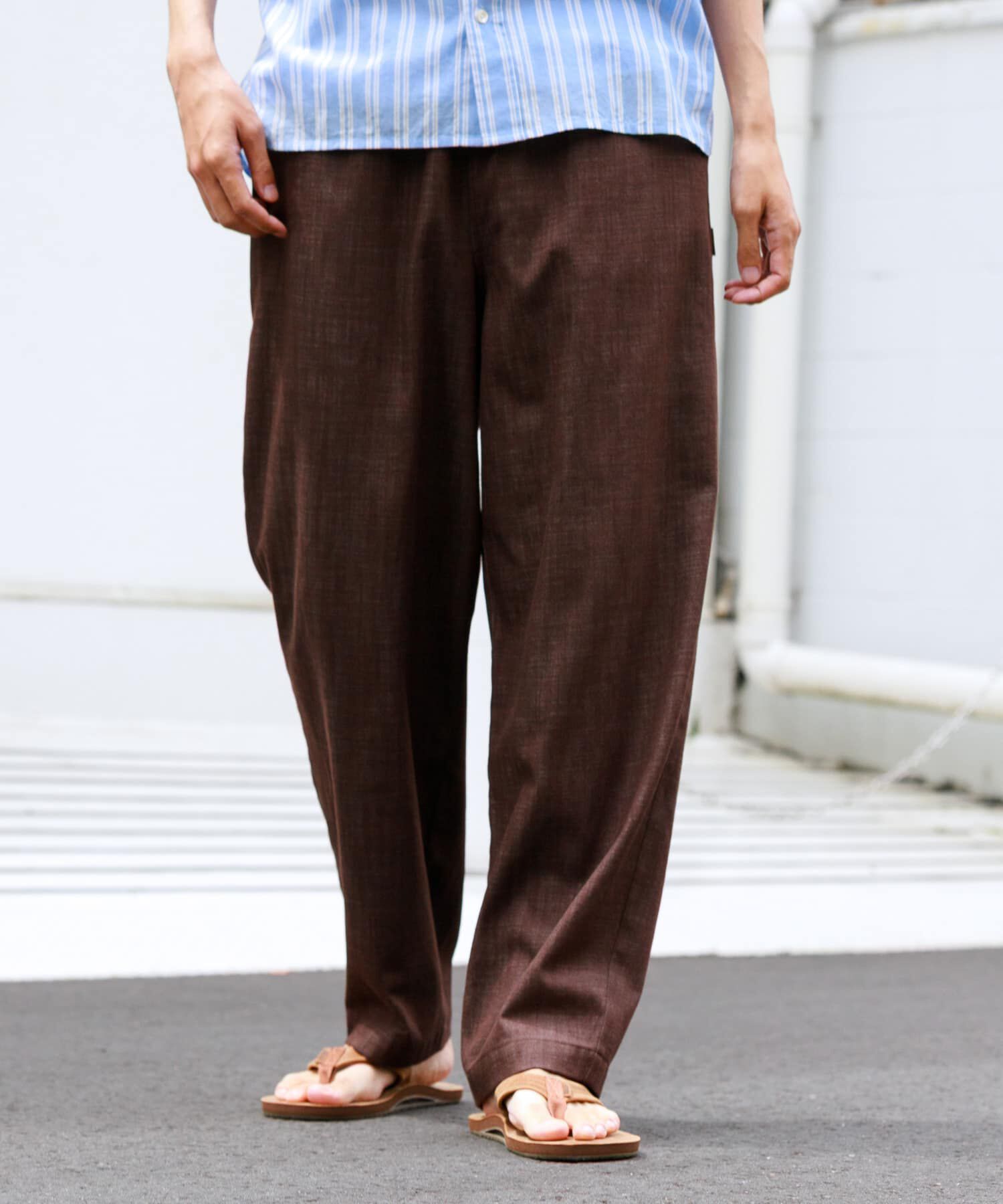 Sonny Label 「デニムライクイージーワイドパンツ」|デニム|