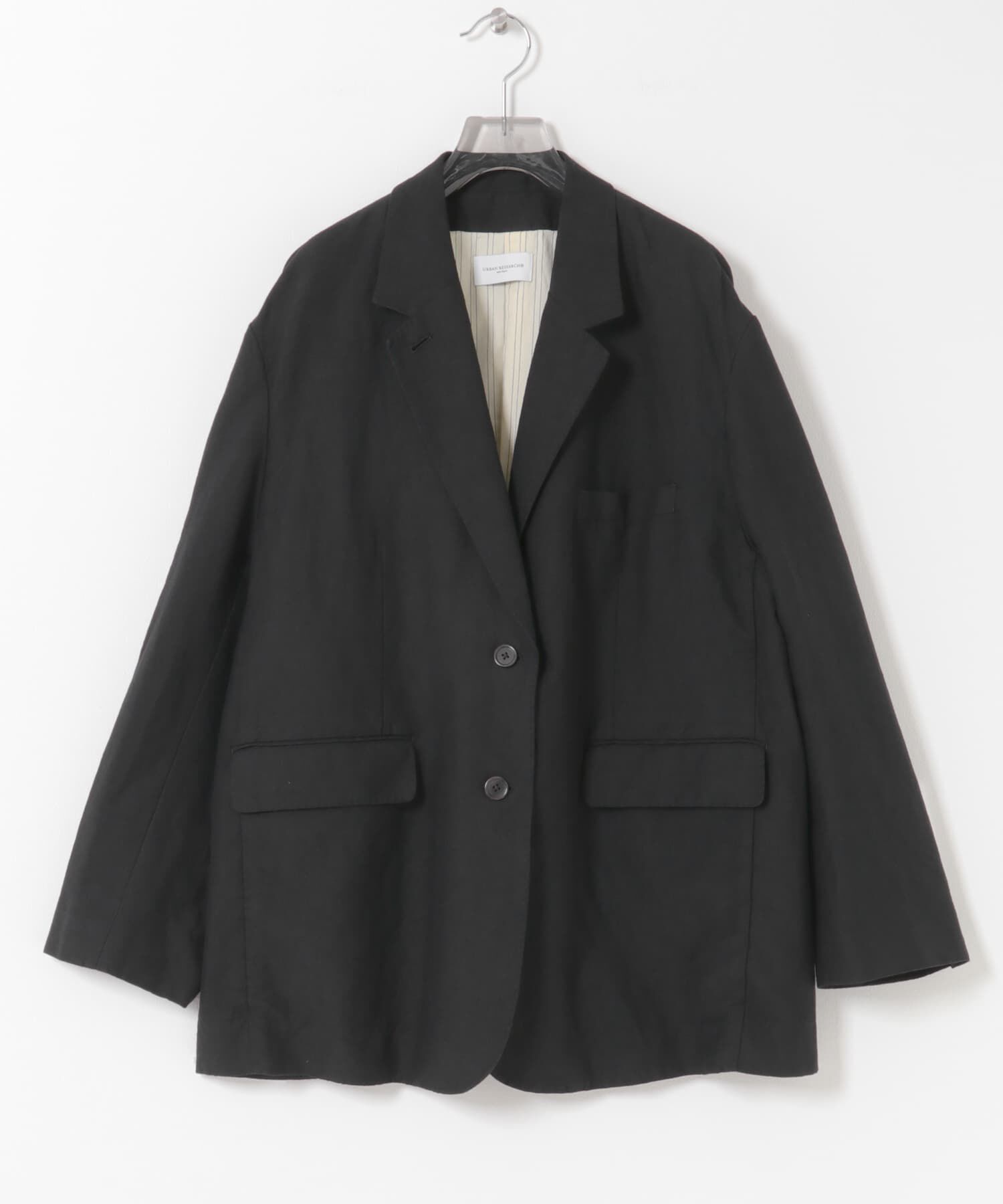 URBAN RESEARCH「new basic　OVER WASHED JACKET」|その他|ブラック