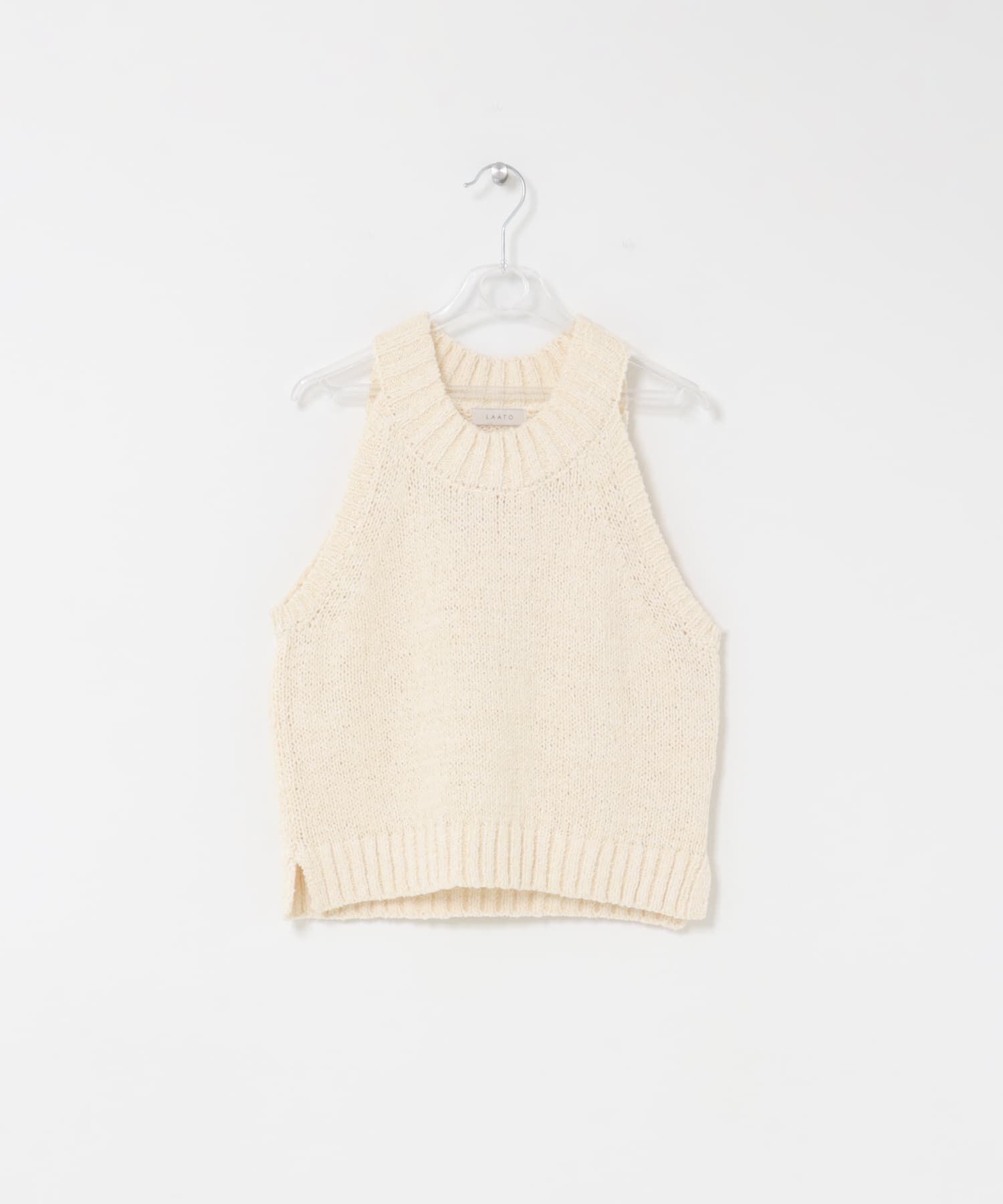 LAATO「mix knit vest」|ベスト・ジレ|