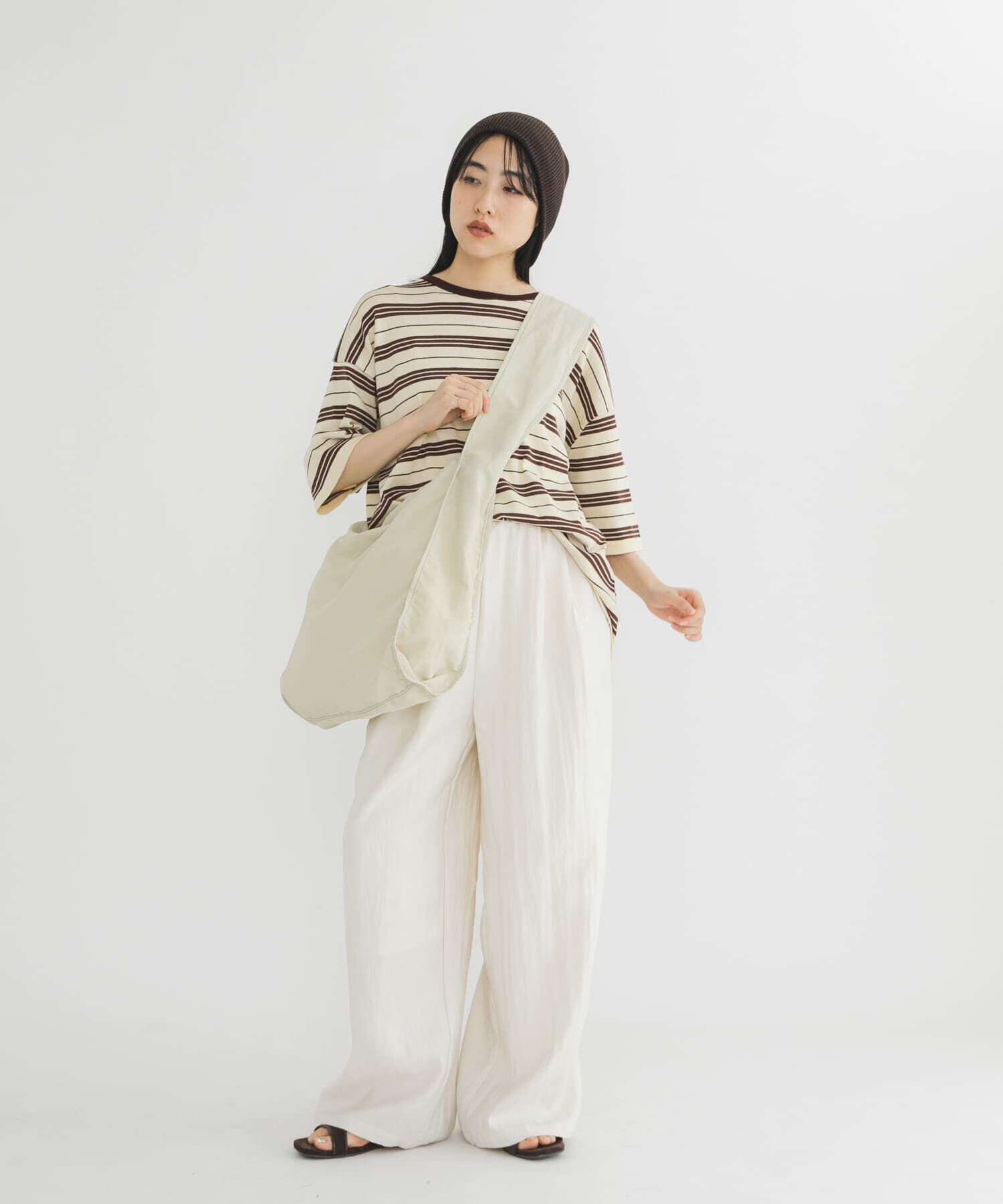  「カットデザインパイルサンダル」|サンダル|