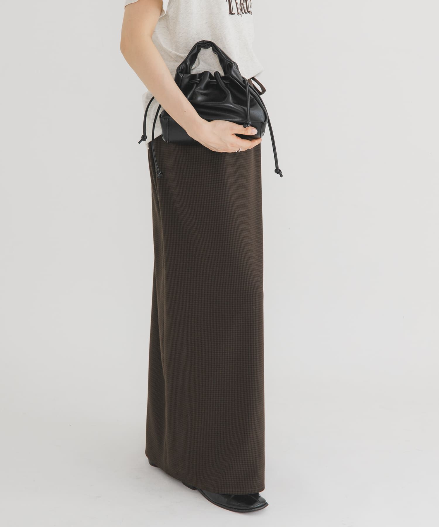  「巾着ワンハンドルミニBAG」|ハンドバッグ|