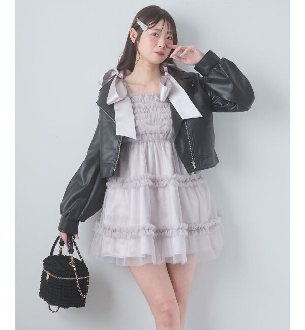  「Ladyショートライダース」|その他|ブラック