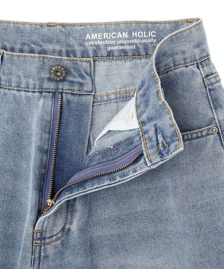 AMERICAN HOLIC「【接触冷感】バギーデニム」|デニム|