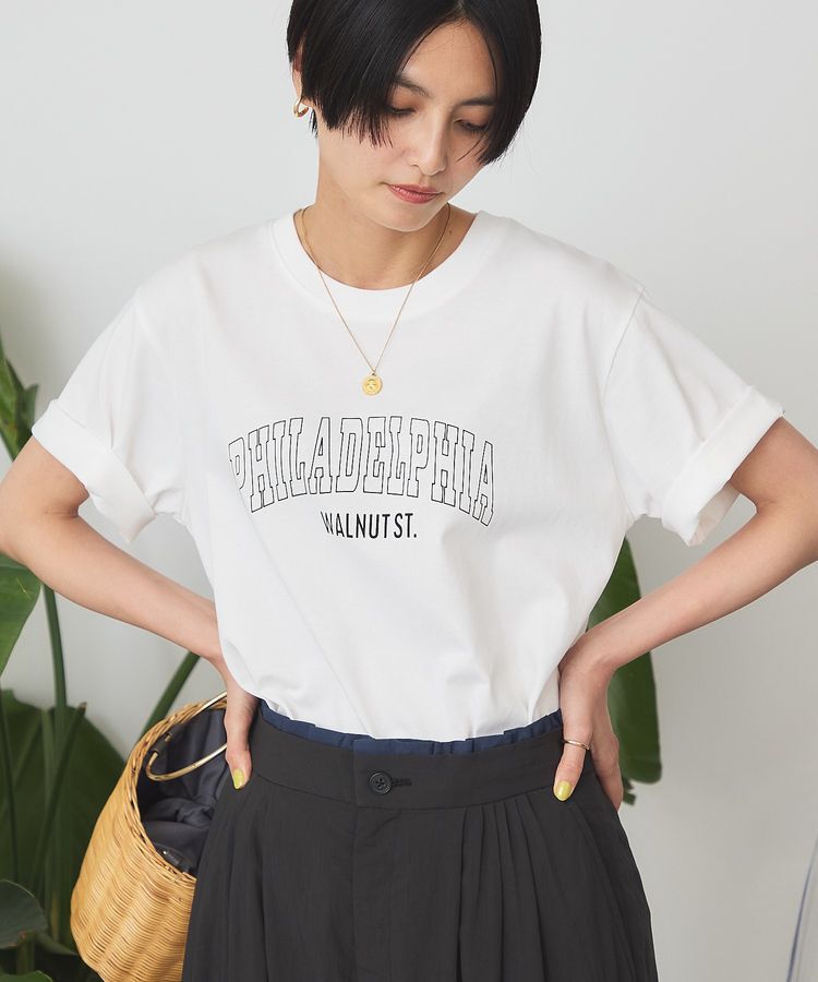 AMERICAN HOLIC「【マルチ機能】カレッジロゴTシャツ」|Tシャツ・カットソー|