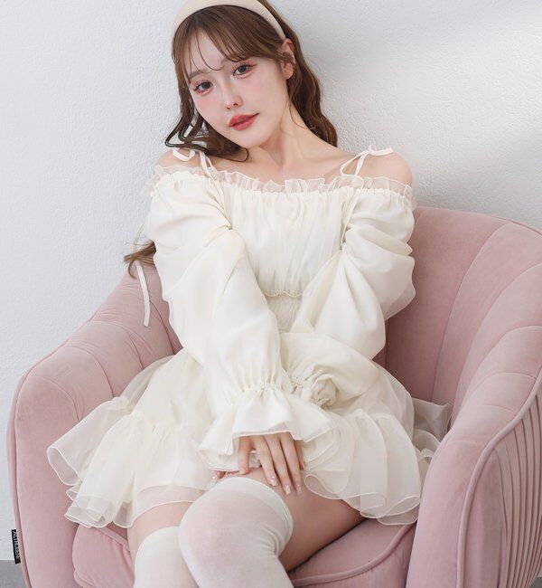  「愛されメロチュニック」|ワンピース|アイボリー