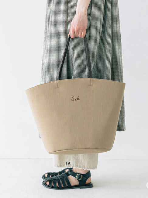 Samansa Mos2「【SA刺繍】オーバルトートバッグ」|その他|
