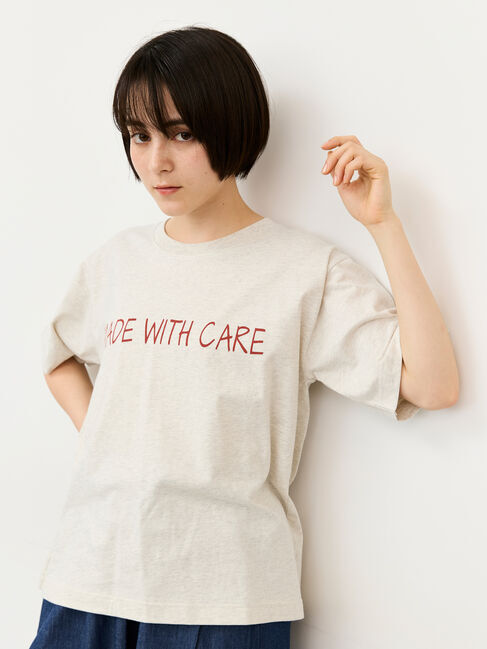 Samansa Mos2「【接触冷感】ロゴアソートプリントTシャツ」|Tシャツ・カットソー|
