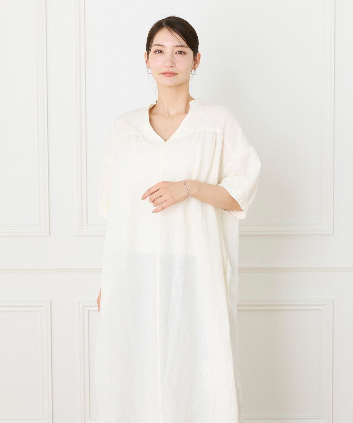 DAY by DAY it&rsquo;s international「レーヨンリネンギャザーワンピース」|ワンピース|