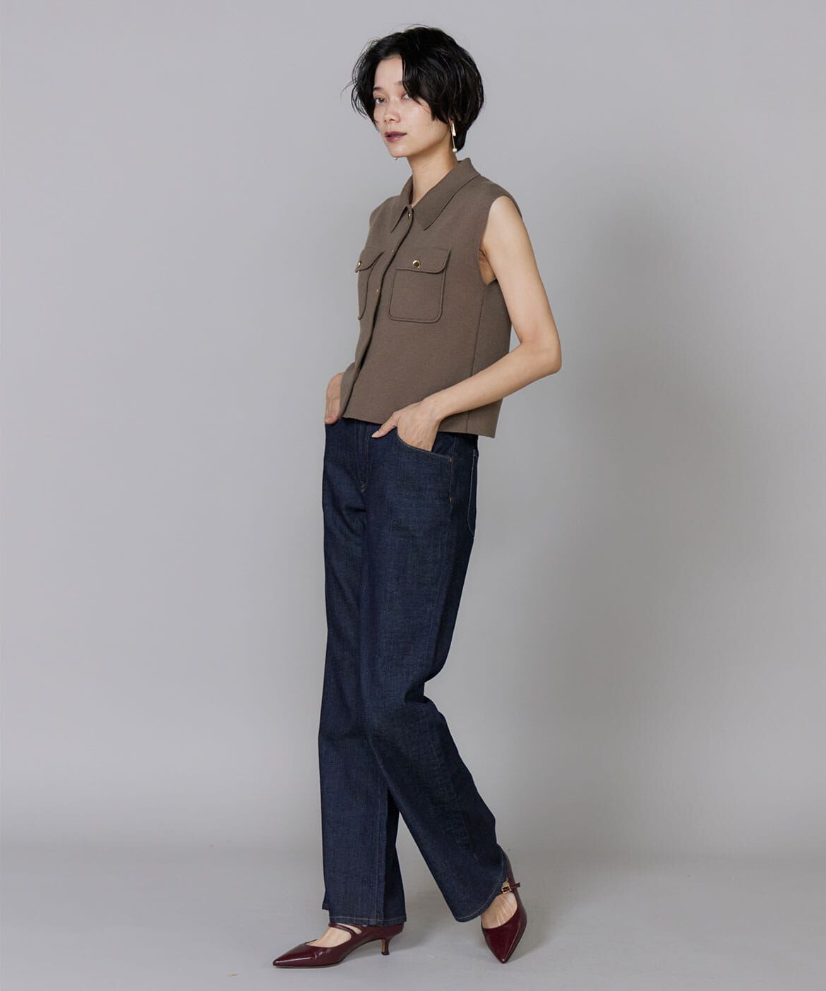 INED「《INED別注》フレアデニム《Healthy DENIM》」|デニム|