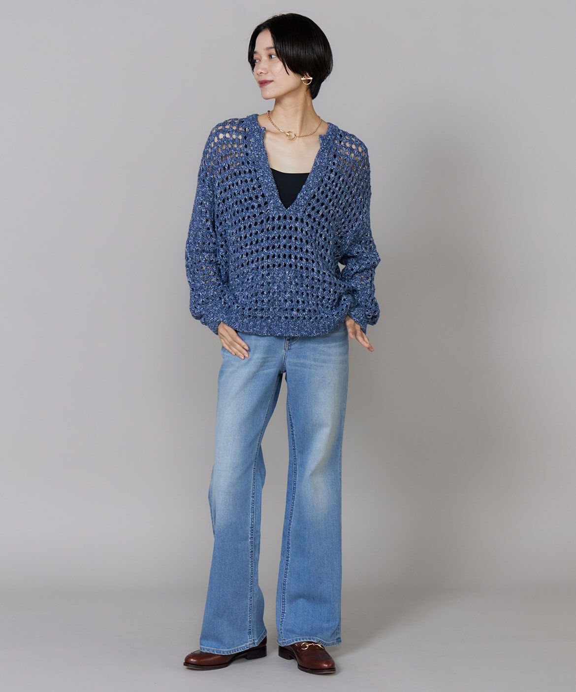 INED「《INED別注》フレアデニム《Healthy DENIM》」|デニム|