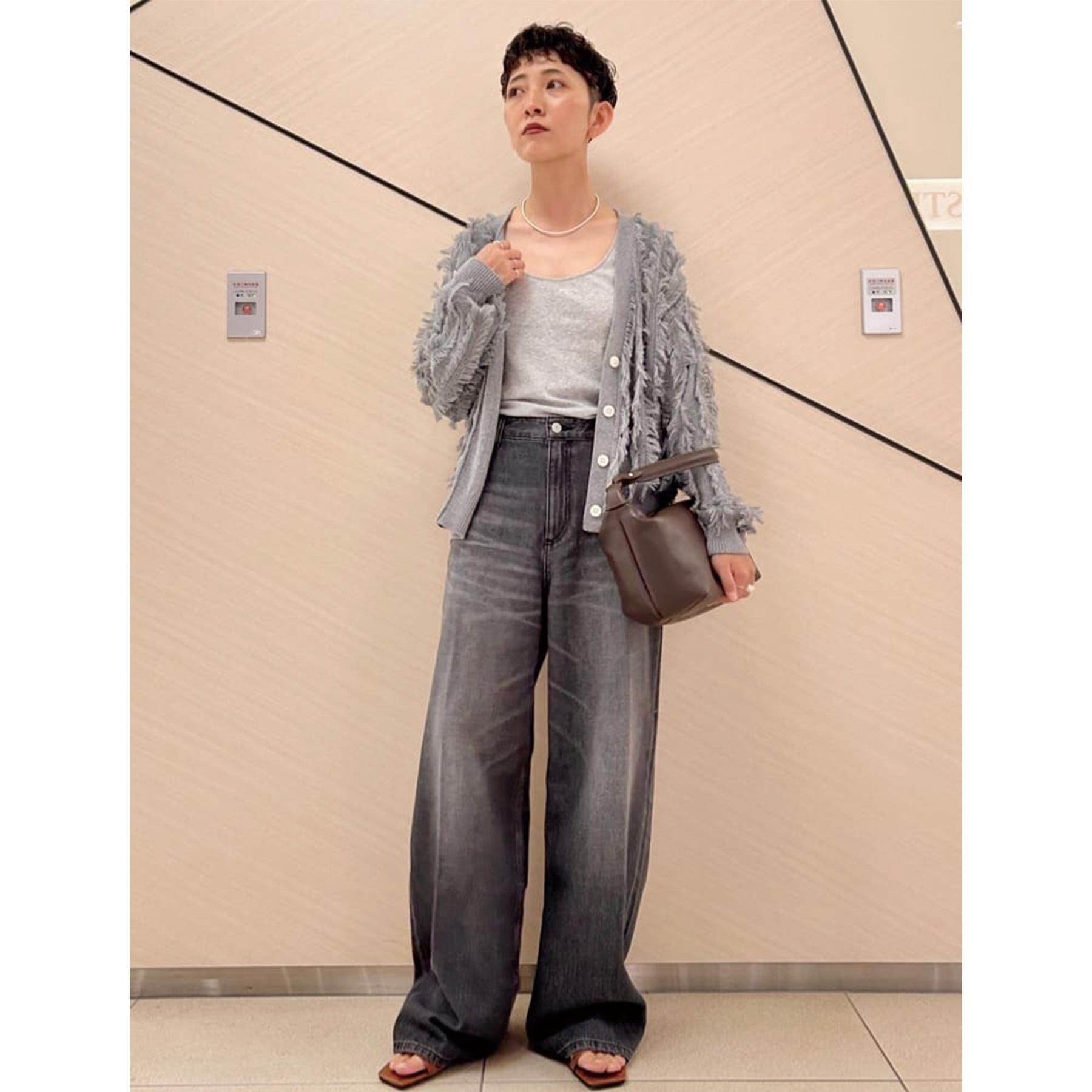 DRESSTERIOR「ヴィンテージ加工ワイドデニムパンツ」|デニム|