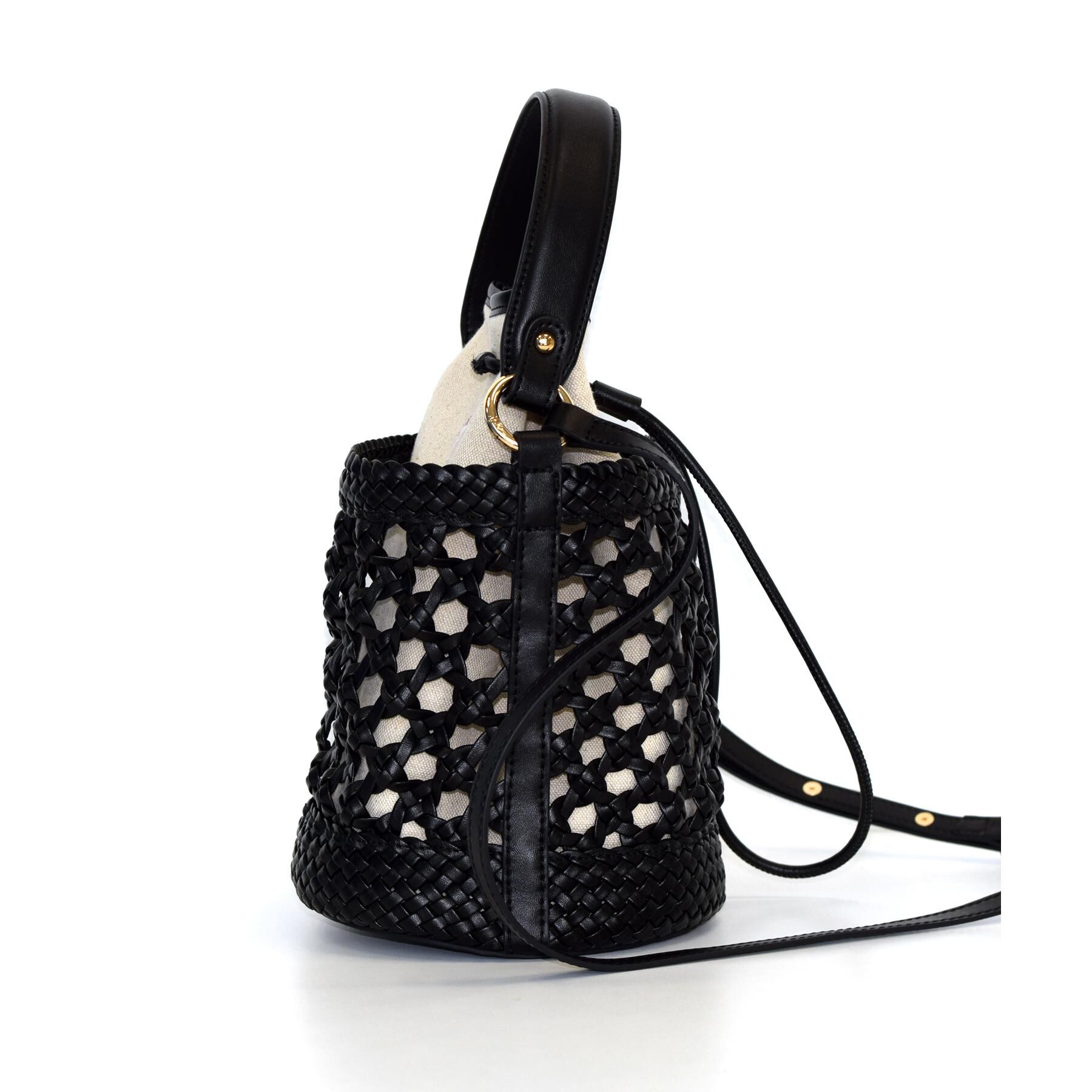 DRESSTERIOR「【otonaMUSE5月号掲載/3WAY】メッシュ＆キャンバス バケツBAG」|ハンドバッグ|