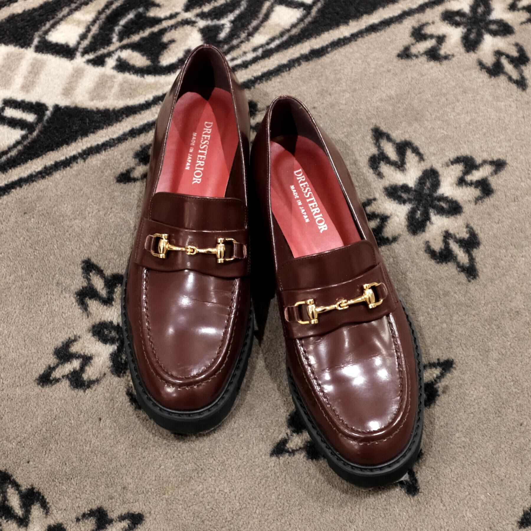 DRESSTERIOR「【再入荷/軽量/本革】ビットローファー」|パンプス|ボルドー(064)