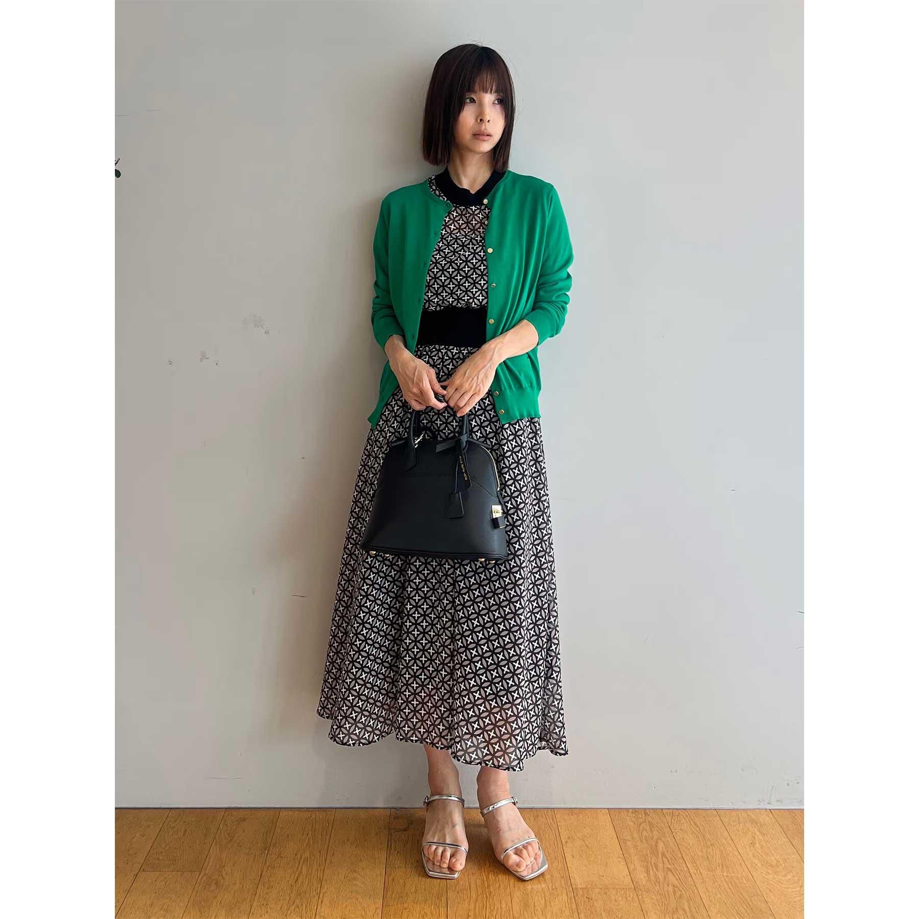 DRESSTERIOR「【再入荷/otonaMUSE5月号掲載/ウォッシャブル】オーバーラップサークル シアードレス」|ワンピース|