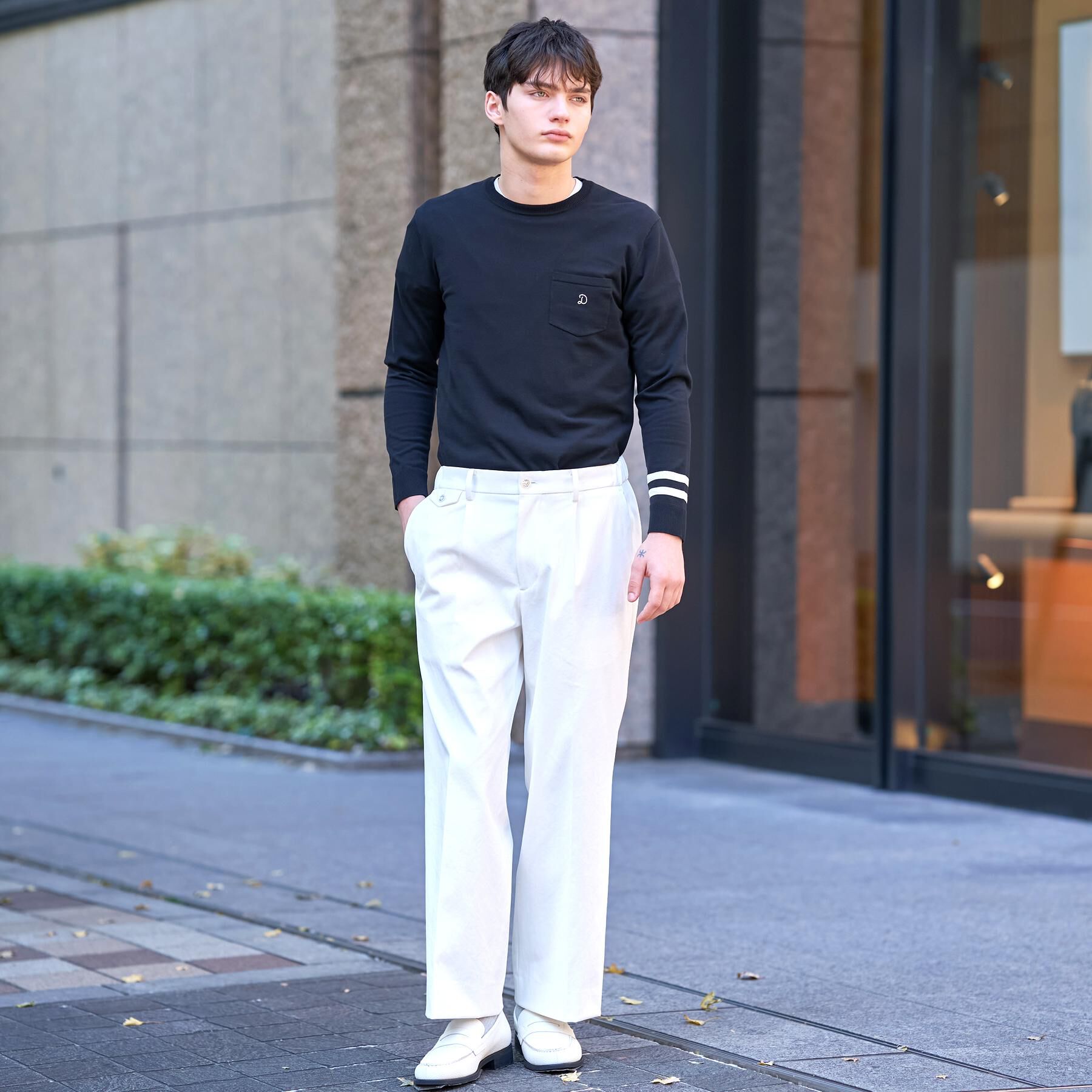 DRESSTERIOR「【ウォッシャブル】サイドゴア シェルタリングワイドパンツ」|その他|