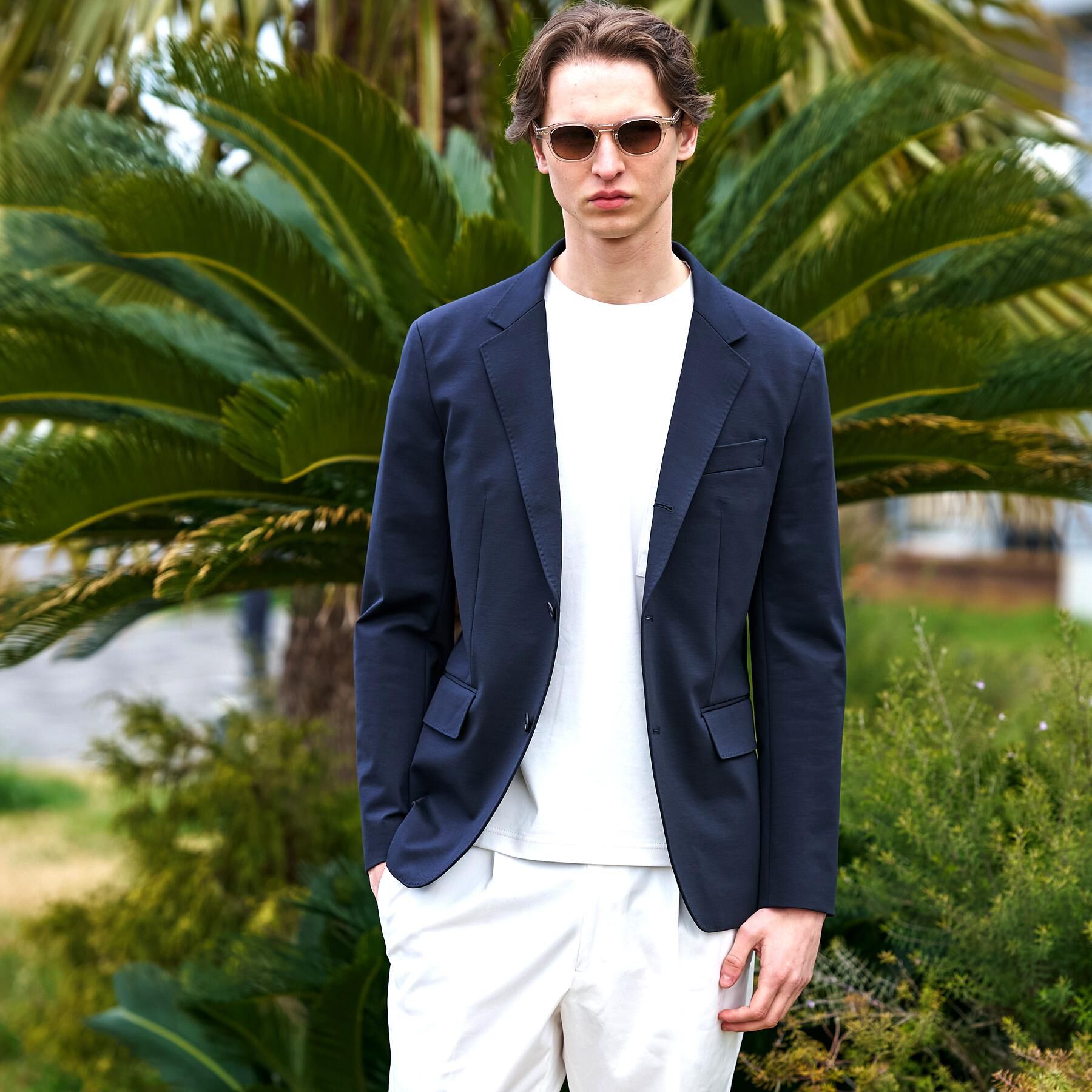 DRESSTERIOR「【干場義雅&times;MOVB&times;DRESSTERIOR】トリプルコラボ DUPLEX COTTON ジャケット」|テーラードジャケット|