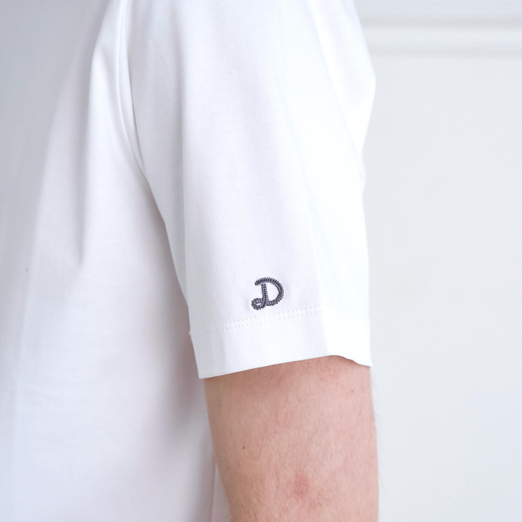 DRESSTERIOR「【接触冷感／抗菌防臭／消臭】ICE CLEAR COTTON モックネックTシャツ」|Tシャツ・カットソー|