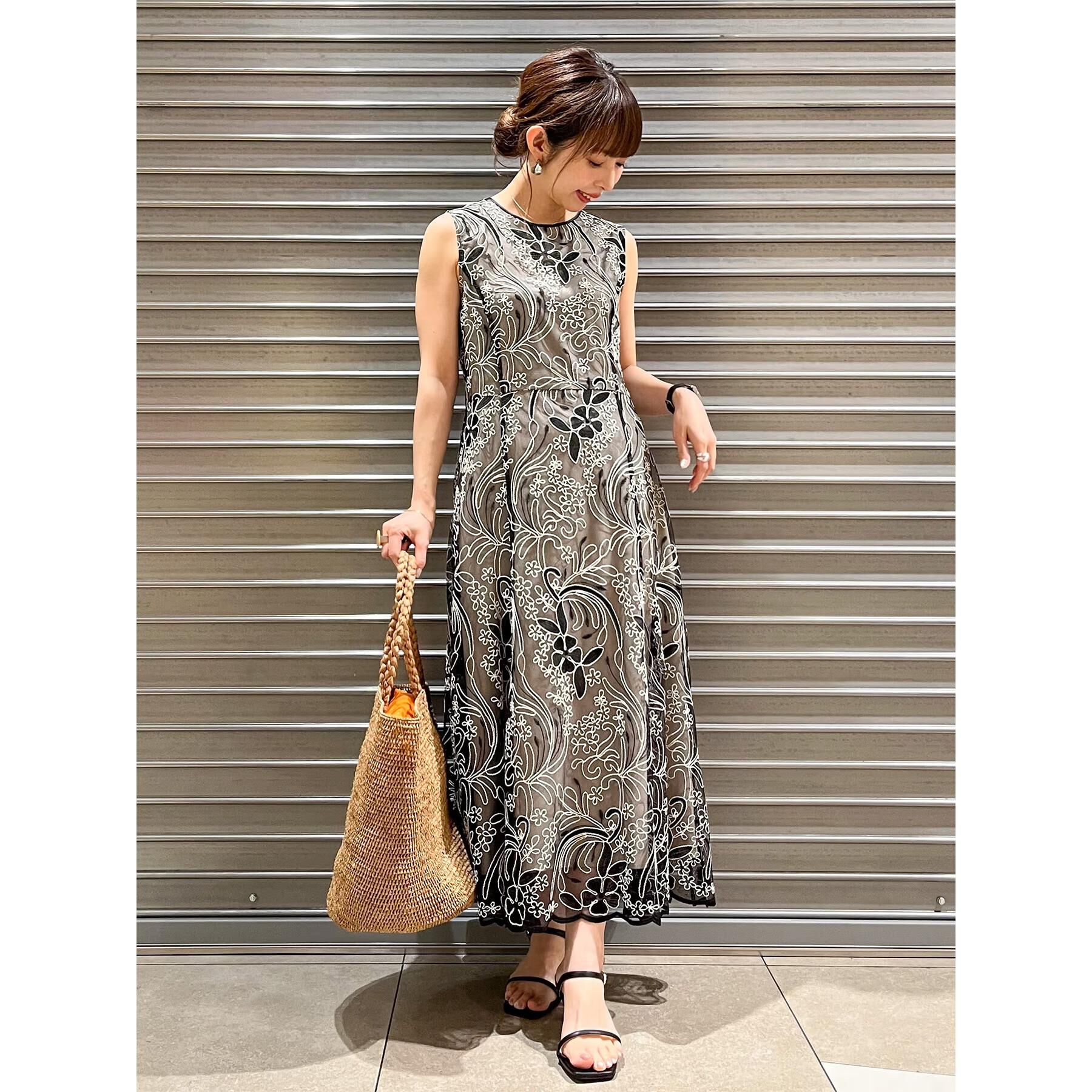 DRESSTERIOR「シアーコードレース ドレス」|ワンピース|